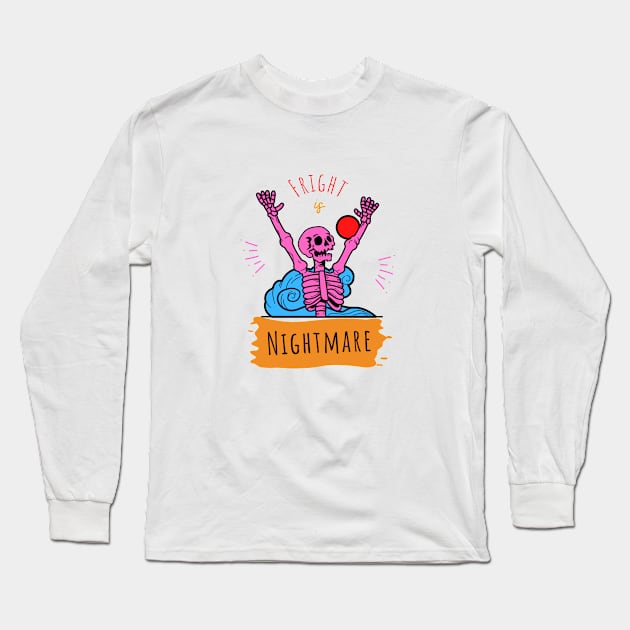 Fright Nightmare Long Sleeve T-Shirt by MOS_Services